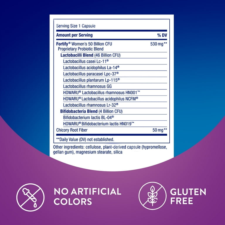 Nature's way Fortify Women's Probiotic + Prebiotics, Extra Strength, 50 Billion