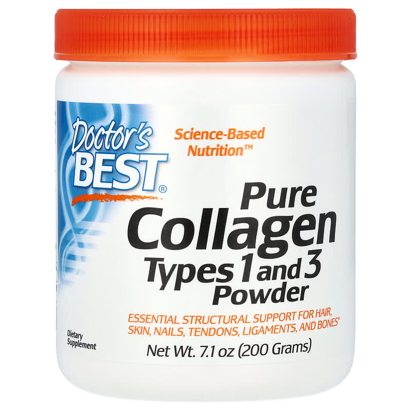 Doctors best Pure Collagen Types 1 and 3 Powder, (200 g)