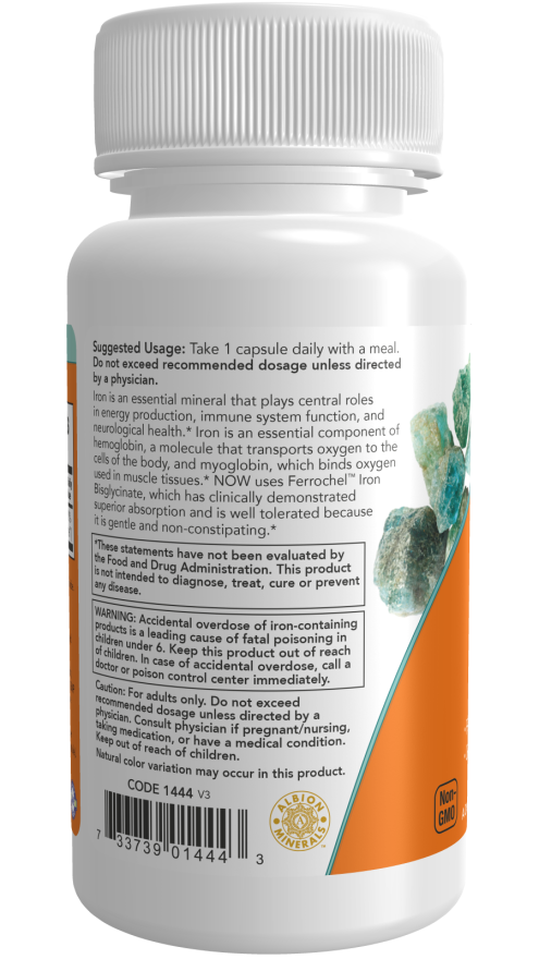 Now foods Iron, Double Strength, Capsules