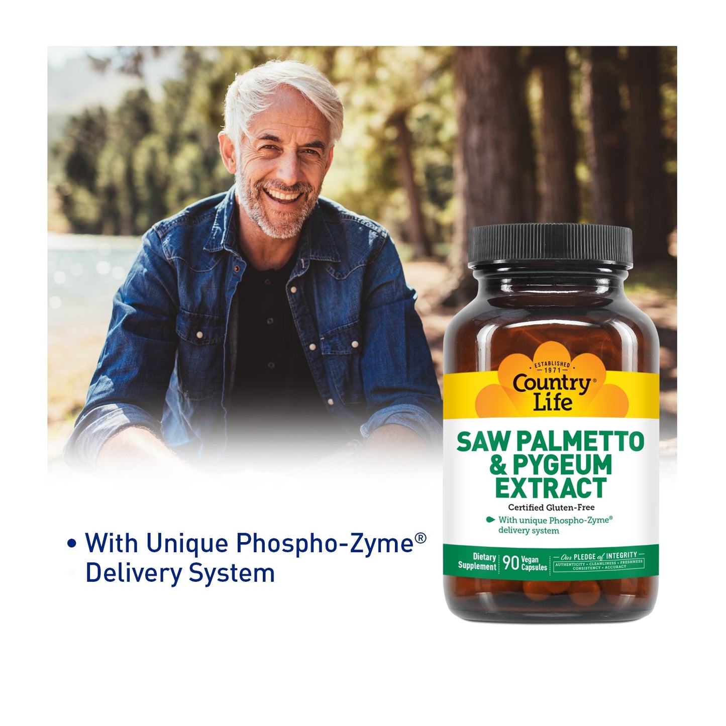 Country Life Saw Palmetto & Pygeum Extract,Capsules