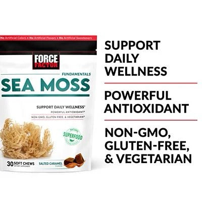 Fundamentals, Sea Moss, Salted Caramel, 30 Soft Chews