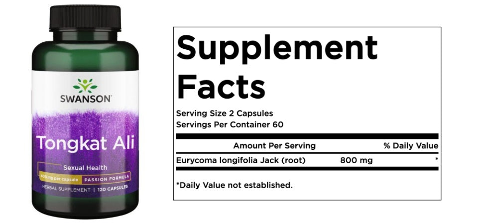 Tongkat Ali, 400 mg, 120 Capsules