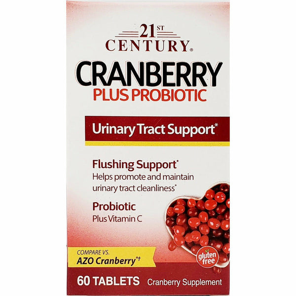 21st century Cranberry plus Probiotic Tablets 60 count