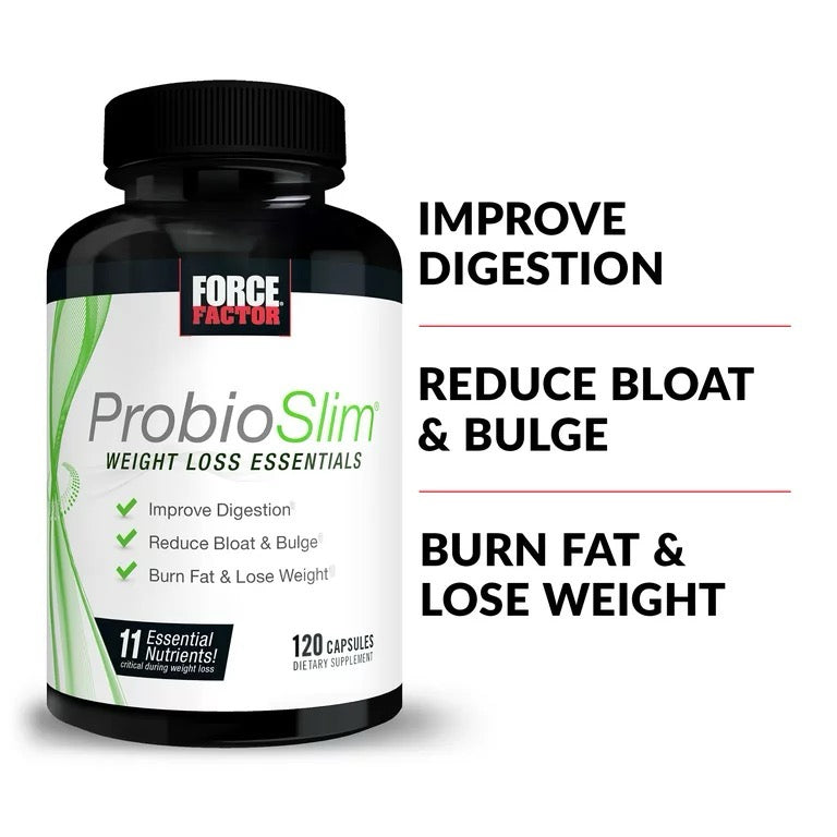 Force Factor ProbioSlim, Weight Loss Essentials, 120 Capsules