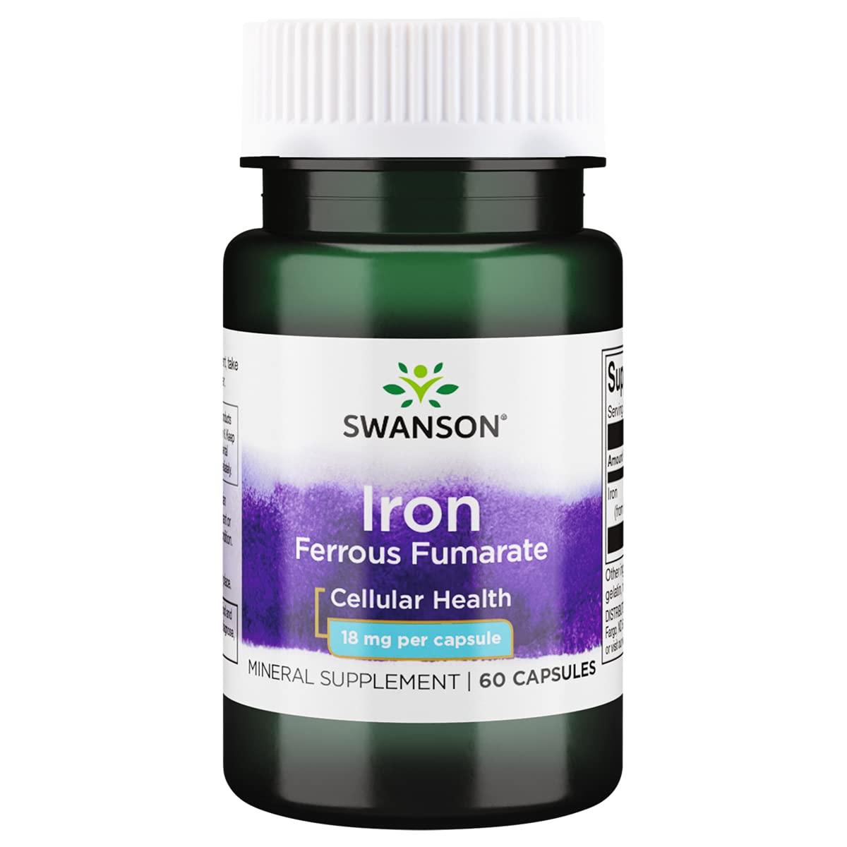 Swanson Iron Ferrous Fumarate, 18 mg
