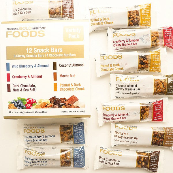 FOODS, Variety Pack Snack Bars, 12 Bars
