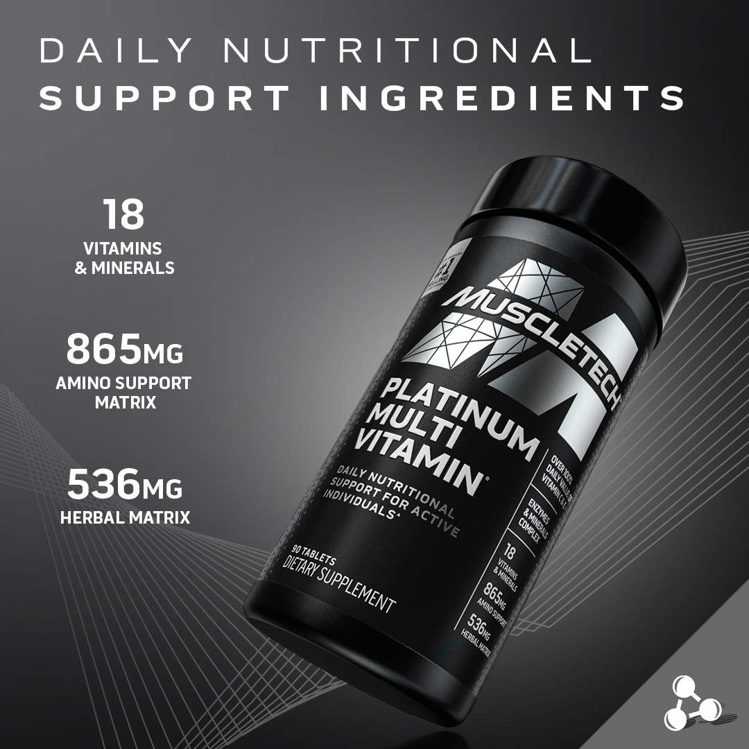 MuscleTech Platinum Multivitamin - 90 Tablets