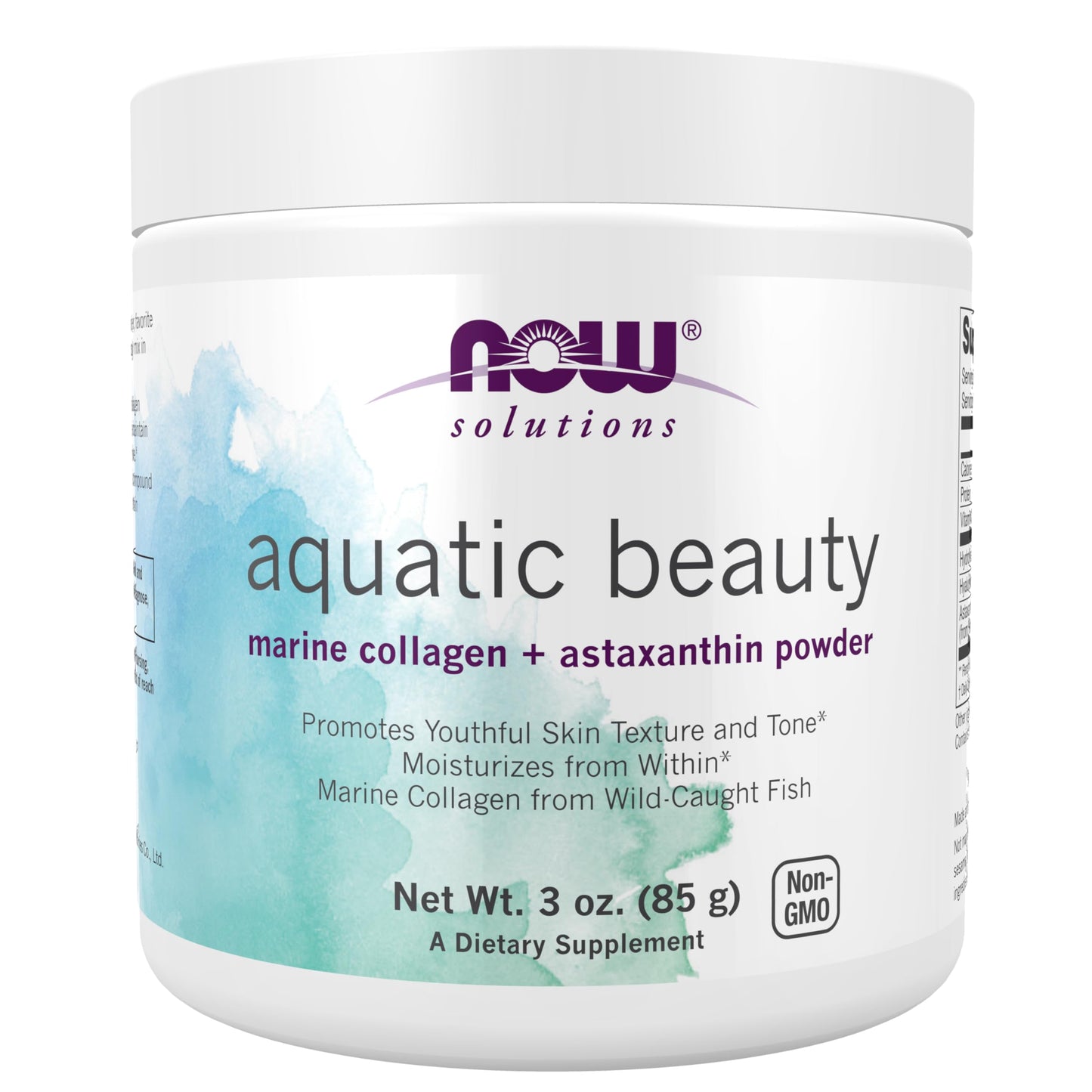 NOW Solutions Marine Collagen Aquatic Beauty Powder - 3oz
