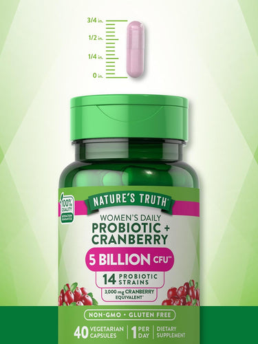 Probiotics for Women with Cranberry | 5 Billion CFU