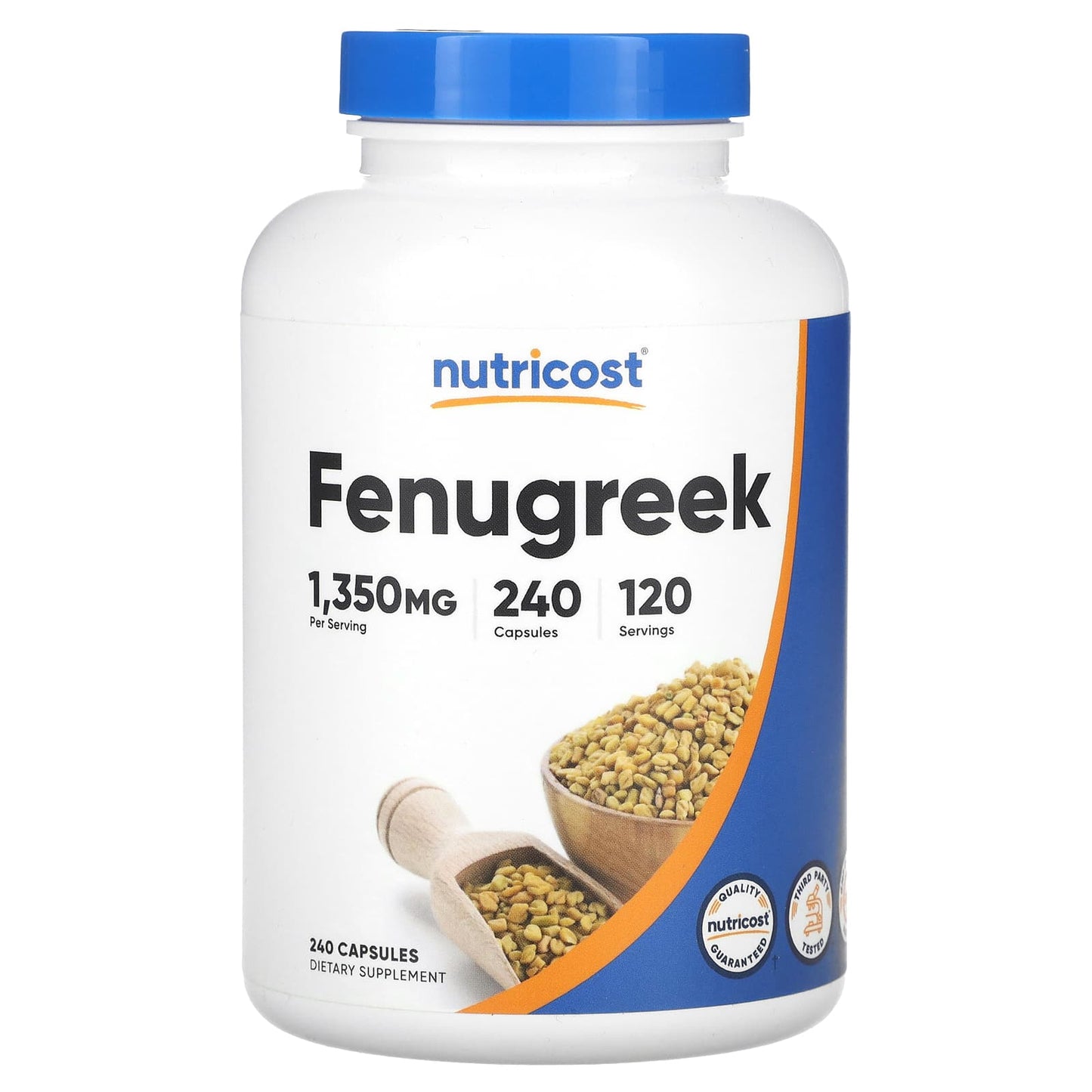 Fenugreek, 1,350 mg, (675 mg per Capsule)