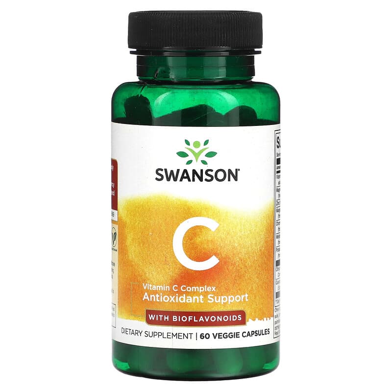 Swanson Vitamin C Complex with Bioflavonoids,Veggie Capsules