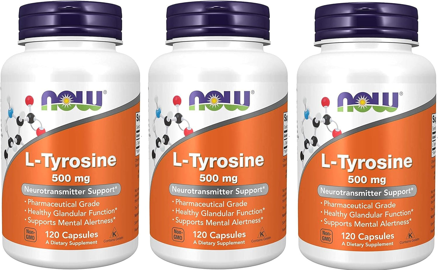 Now Foods L-Tyrosine, 500 mg