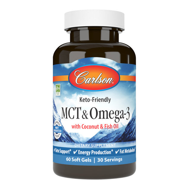 Carlson MCT & Omega-3 softgels