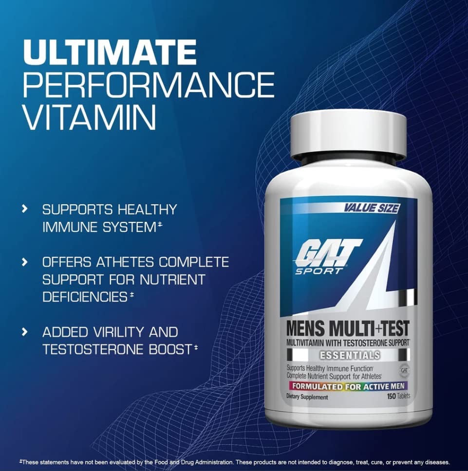 MENS MULTI+TEST VITAMIN - 60 count