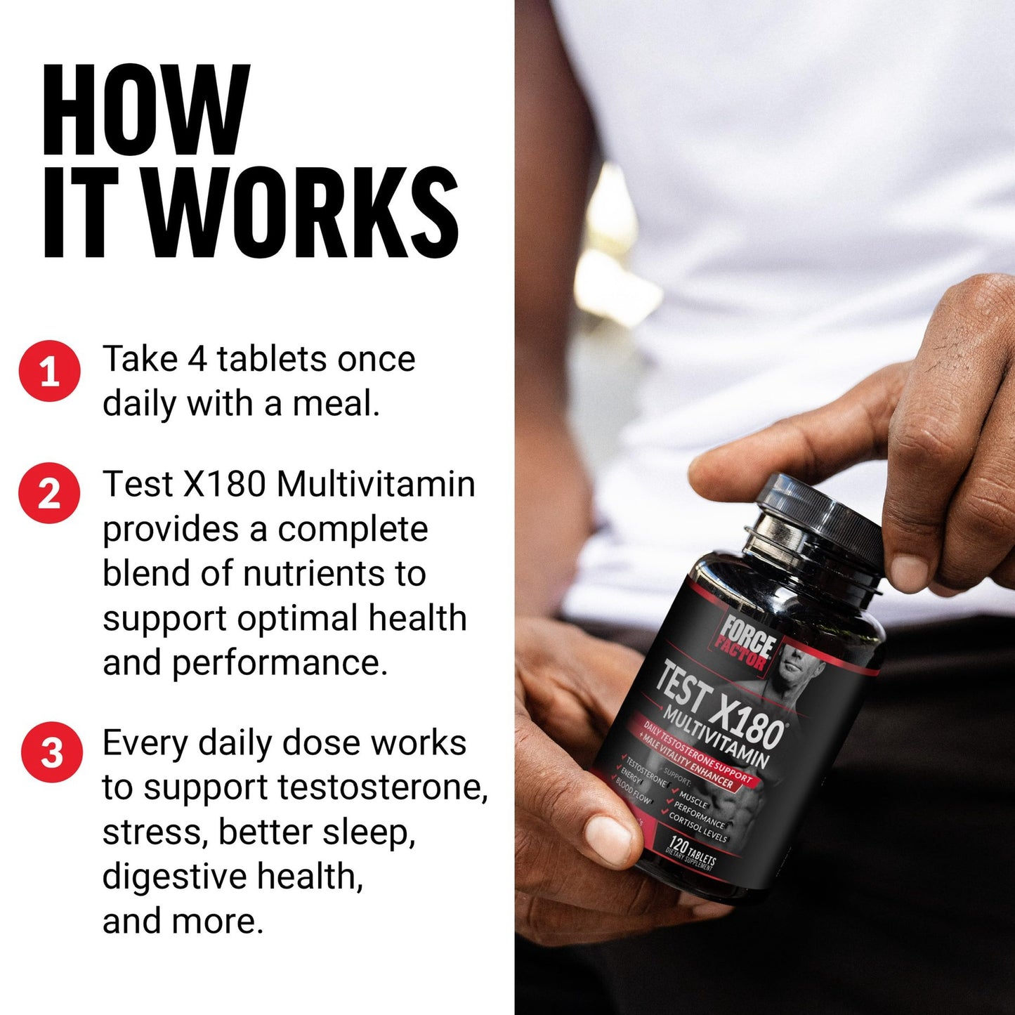 Force Factor Test X180 Multivitamin