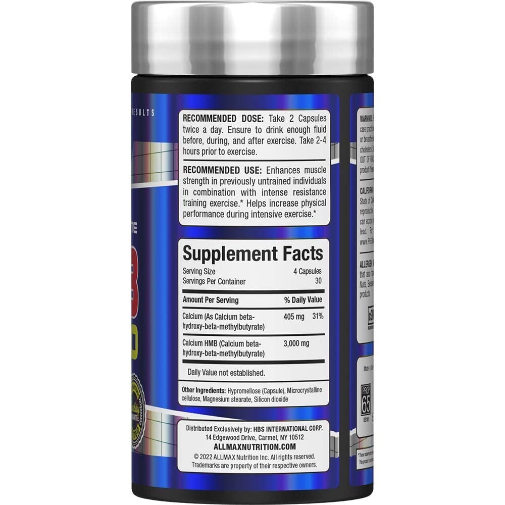 AllMAX Nutrition HMB 3000 - 120 Capsules