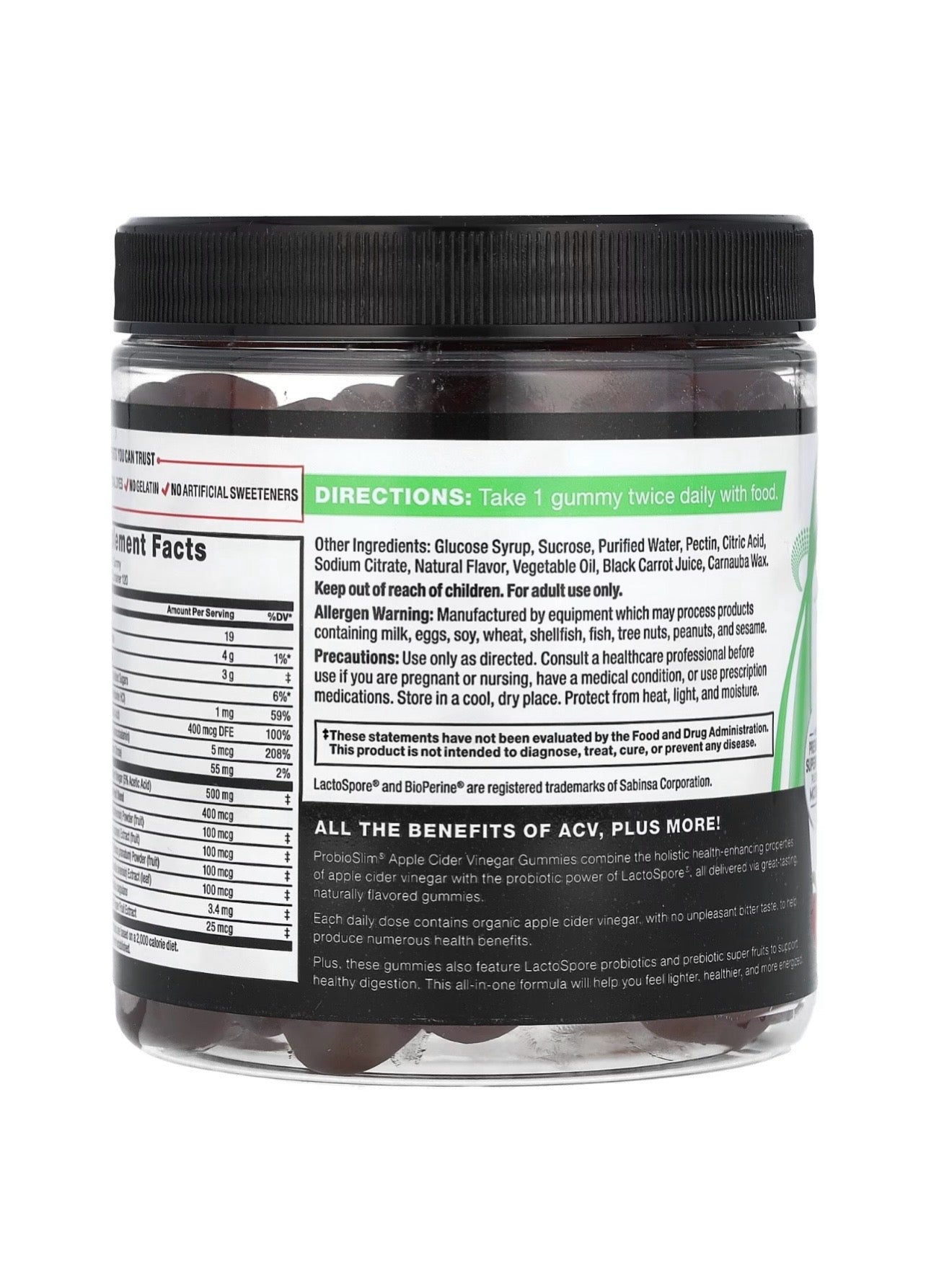 ProbioSlim Apple Cider Vinegar Gummies