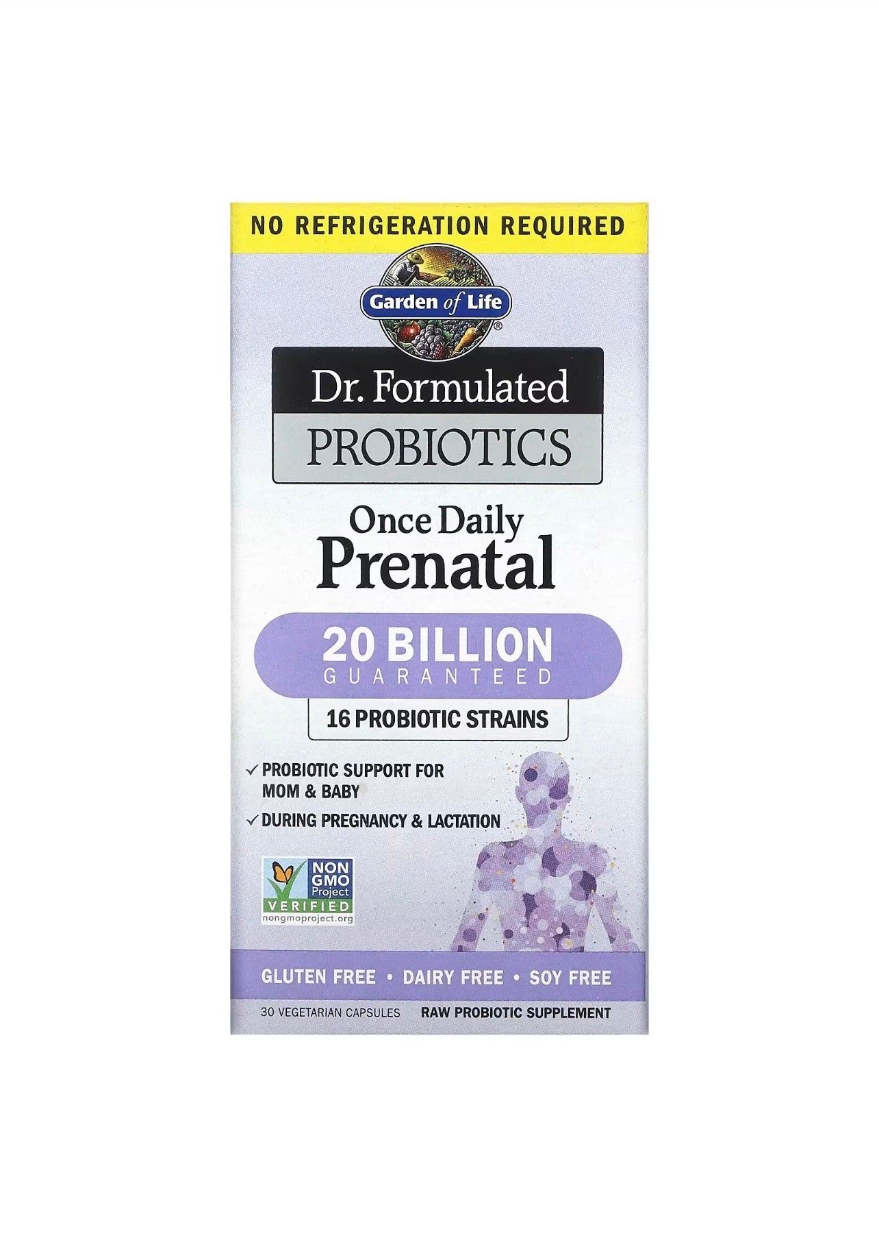 Garden of Life, Dr. Formulated Probiotics, Once Daily Prenatal