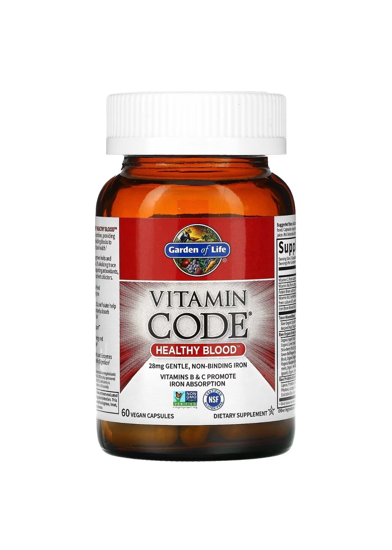 Garden of Life, Vitamin Code, Healthy Blood