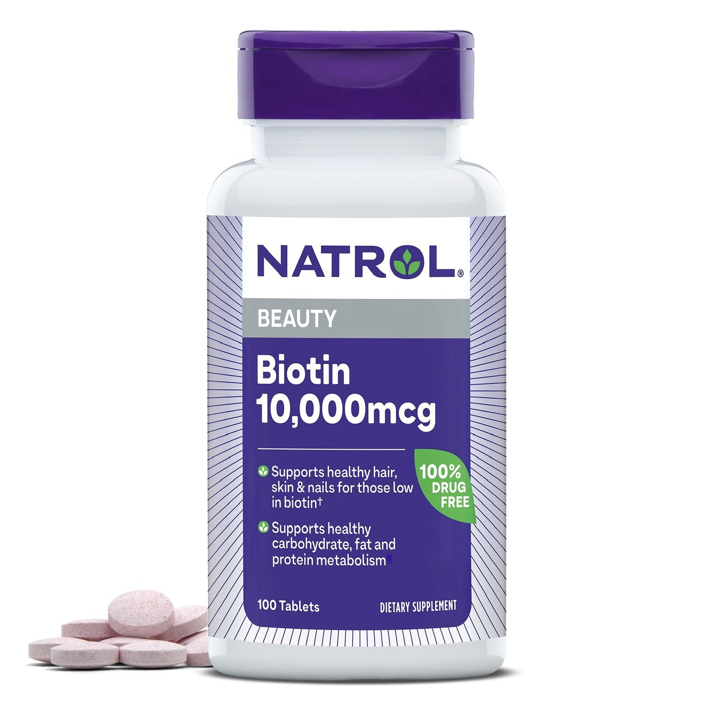 Natrol Beauty, Biotin, 10,000 mcg