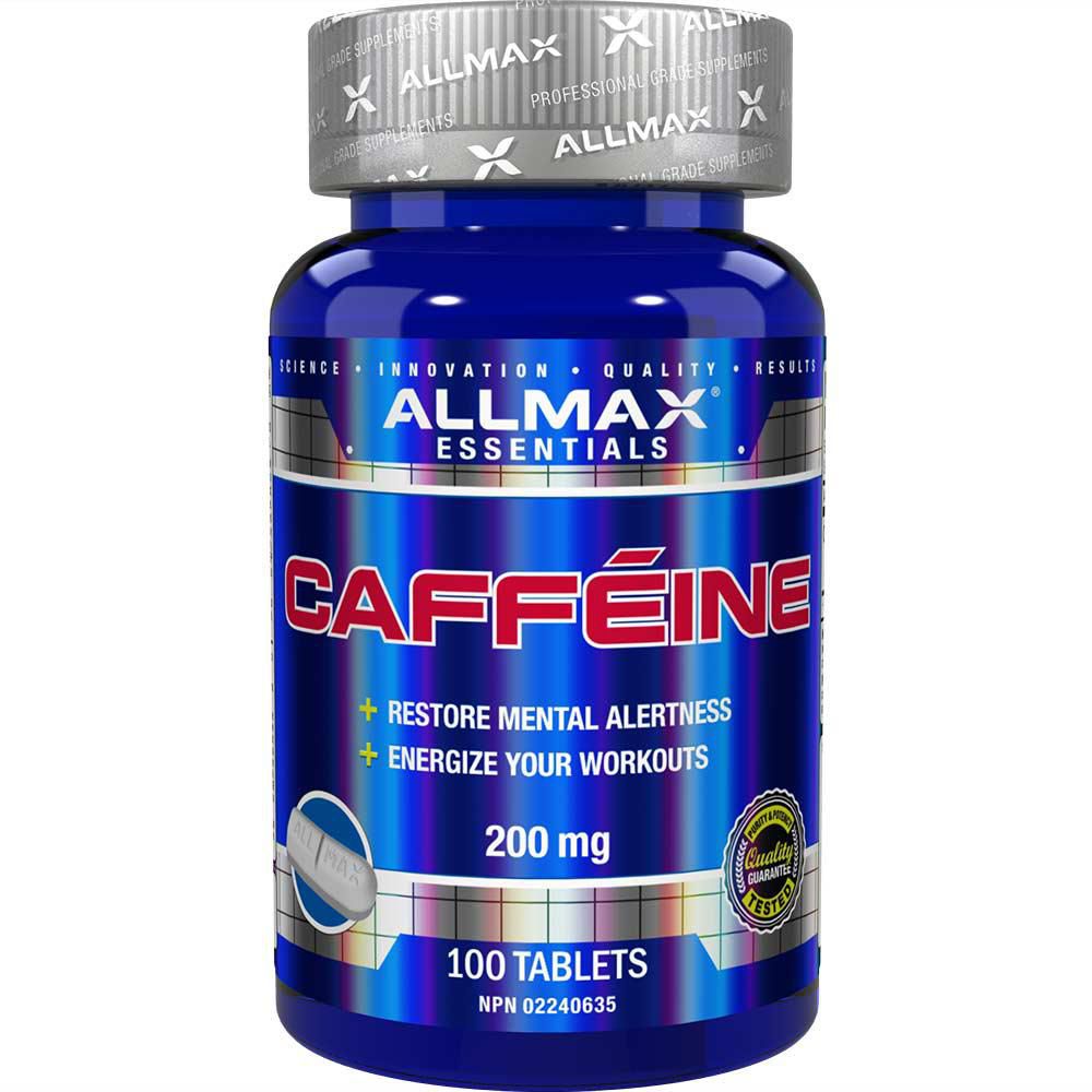 Allmax Caffeine , 200 mg, 100 Tablets