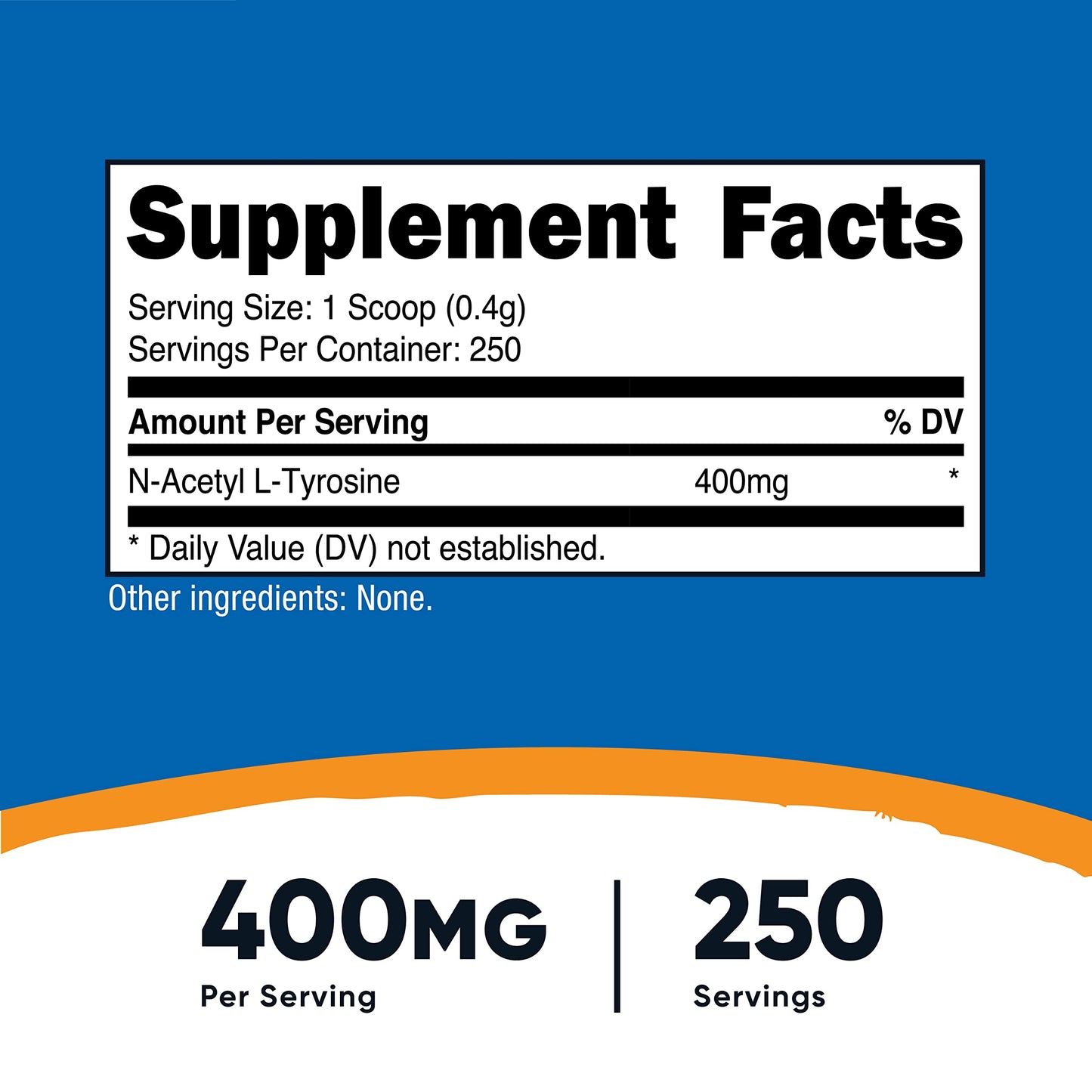 Nutricost N-Acetyl L-Tyrosine, Unflavored, 3.5 oz (100 g)