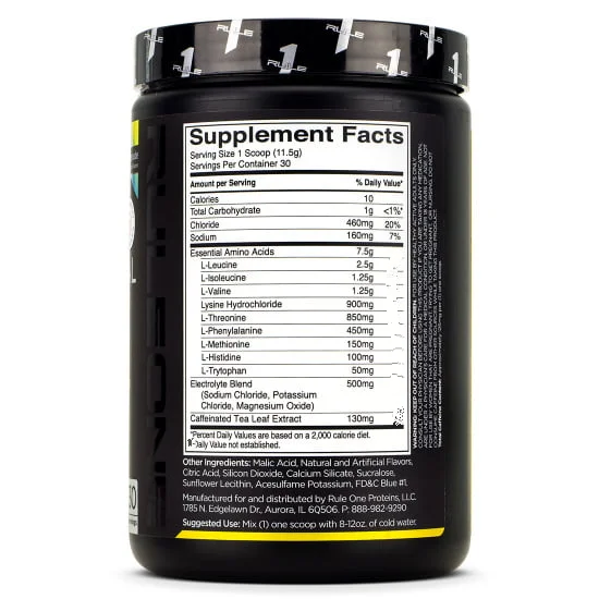 Rule 1 R1 Essential Amino 9 +Energy