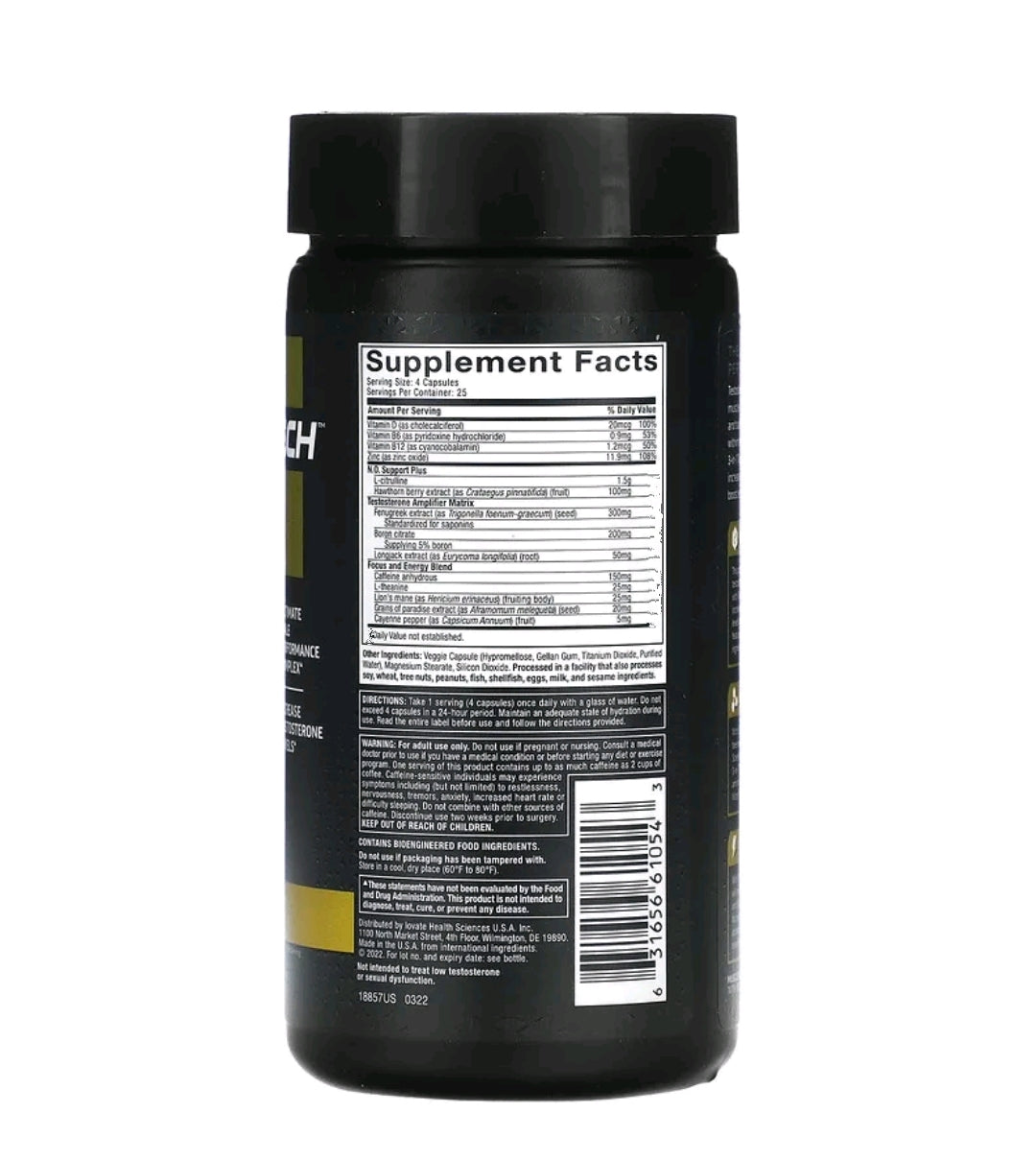 MuscleTech 3-in-1 Testosterone Booster