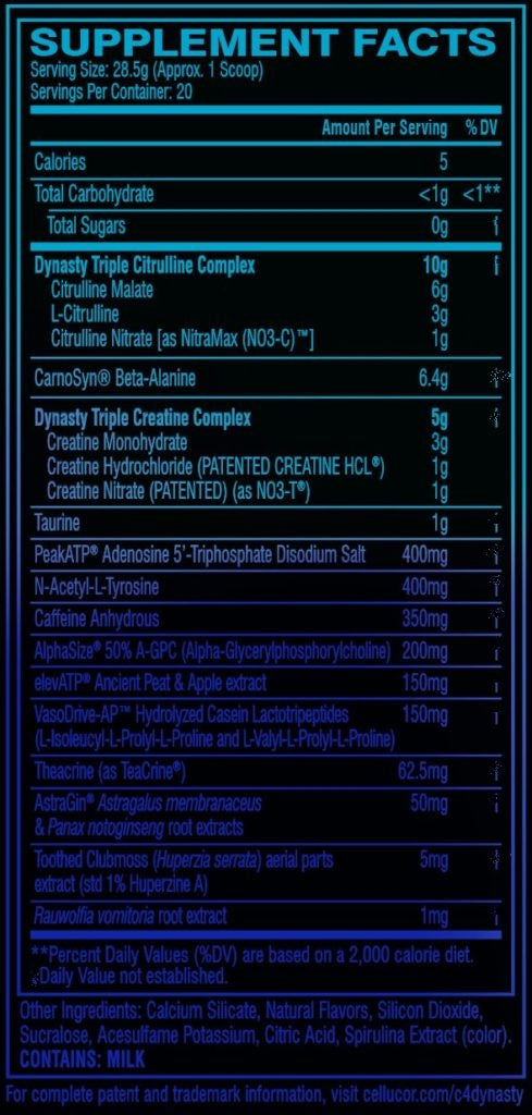 C4® Dynasty MMXX Pre Workout Powder