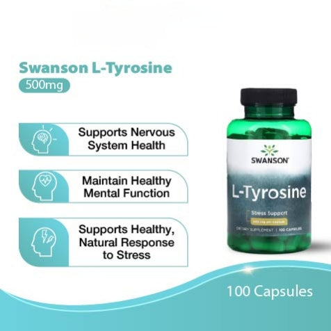 Swanson L-Tyrosine Capsules