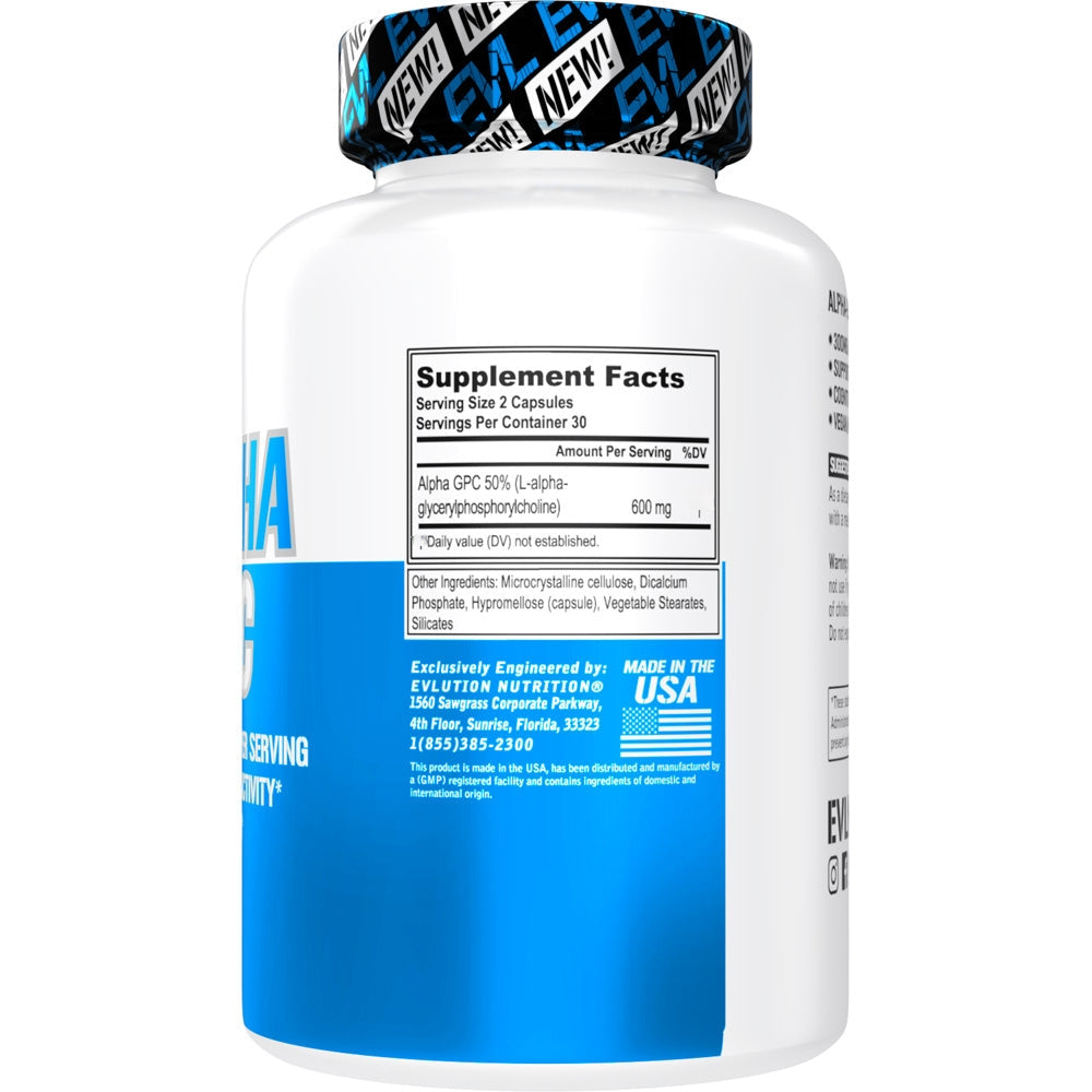 EVL Nutrition Alpha GPC Tablets