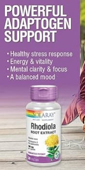 Solaray Vital Extracts, Super Rhodiola, 500 mg Capsules