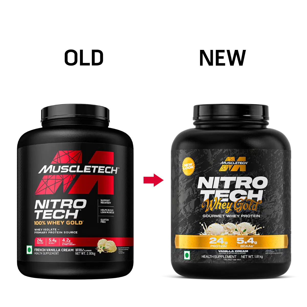 Muscletech Nitro Tech, 100% Whey Gold