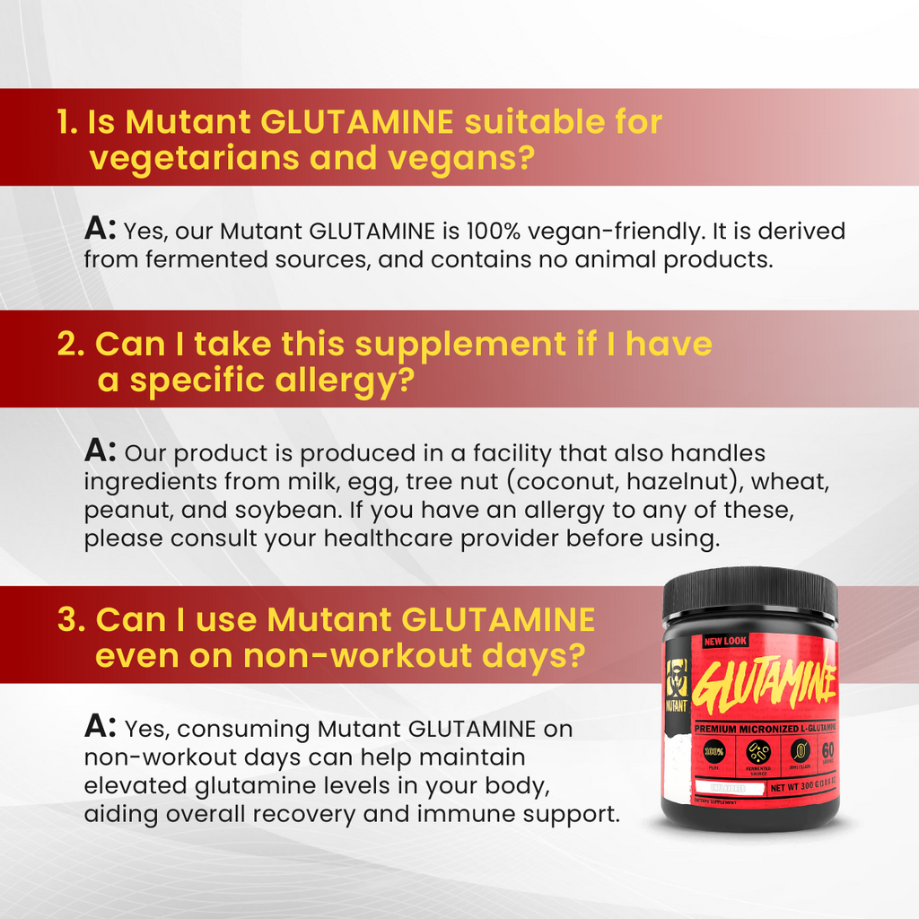 Mutant Glutamine - 300g Unflavored