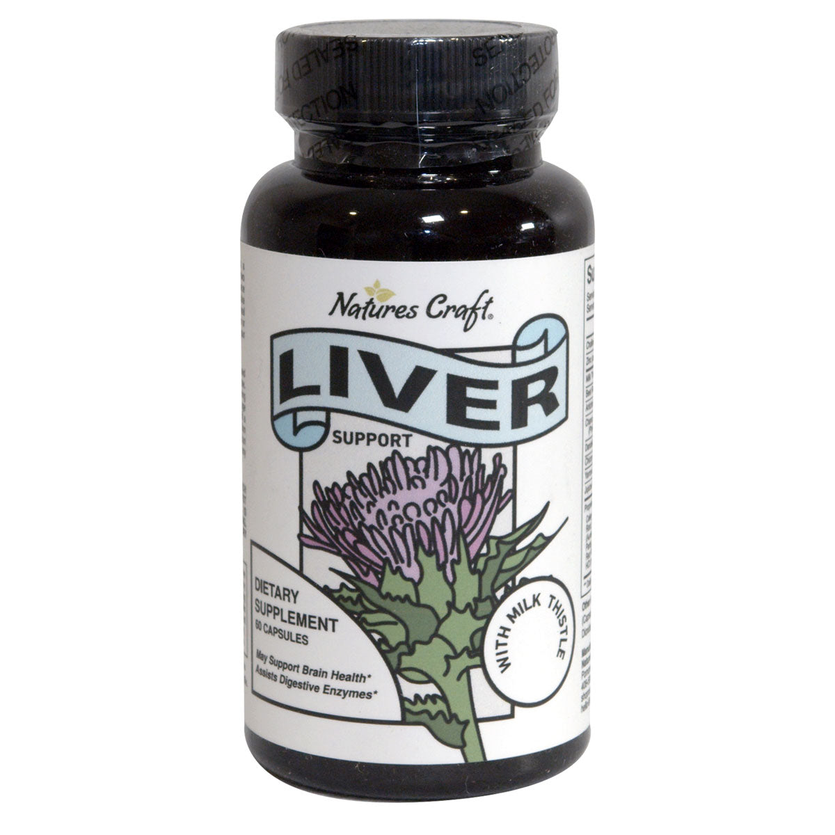 Nature's Craft Silymarin Milk Thistle Liver Detox - Herbal Liver Support Supplement