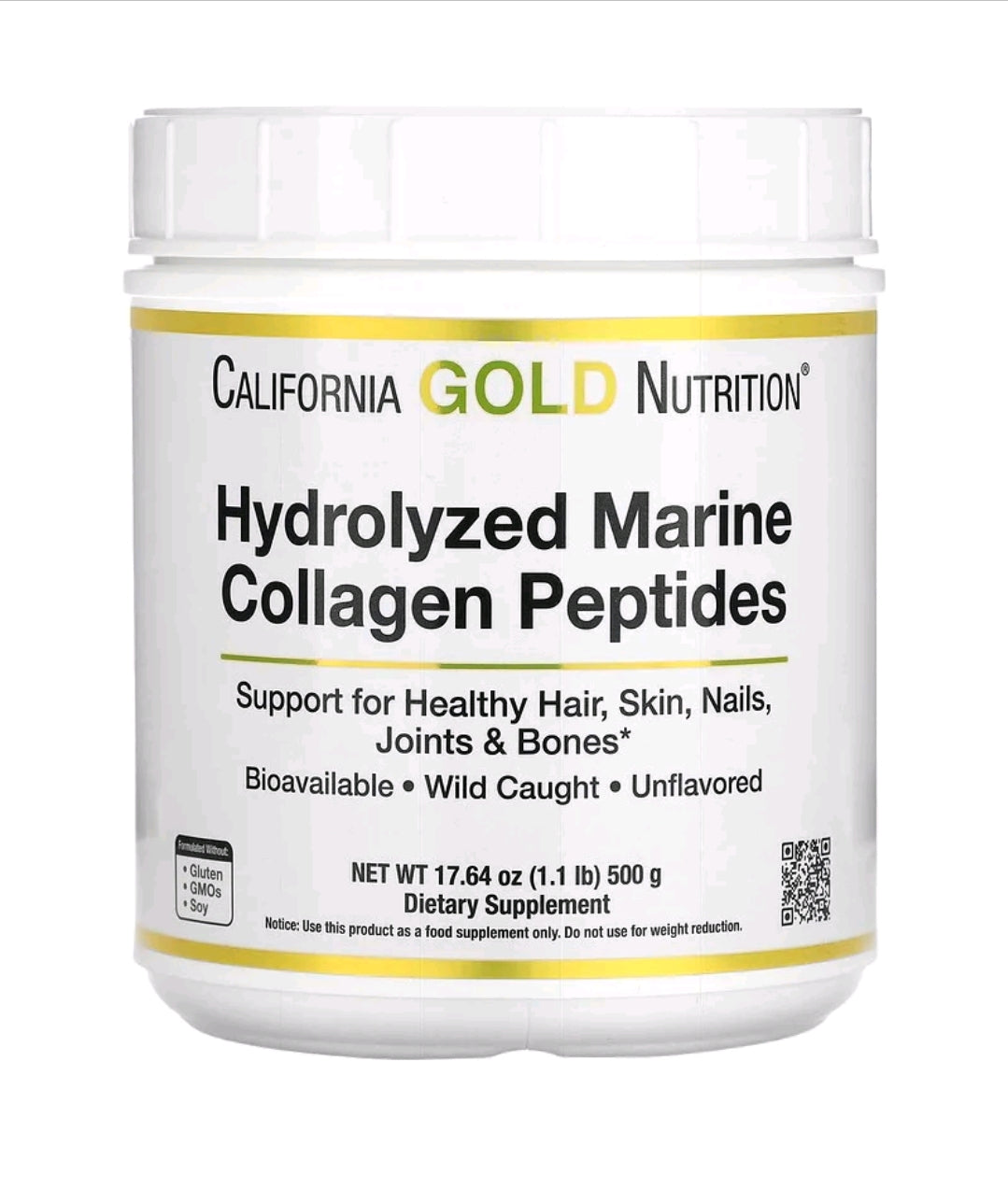 Hydrolyzed Marine Collagen Peptides, Unflavored