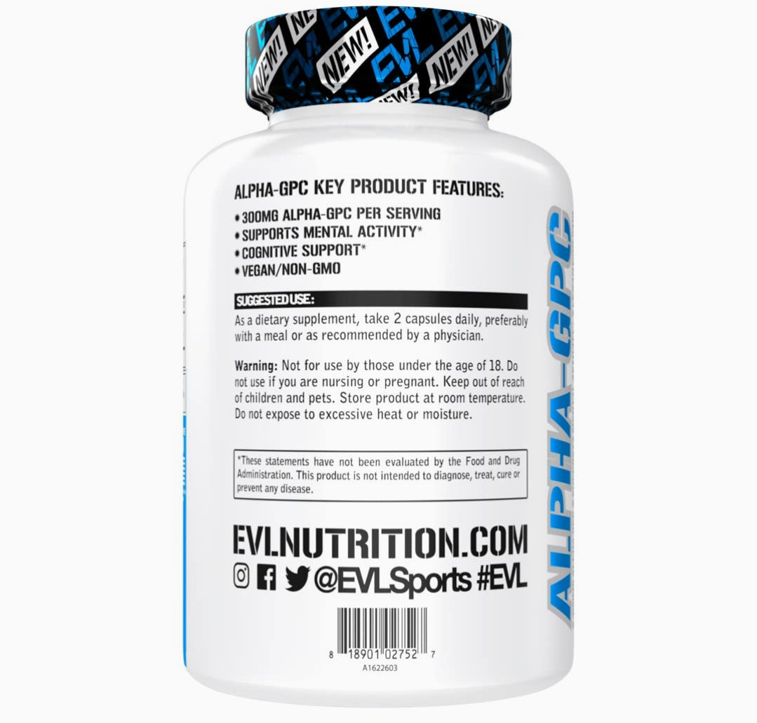EVL Nutrition Alpha GPC Tablets