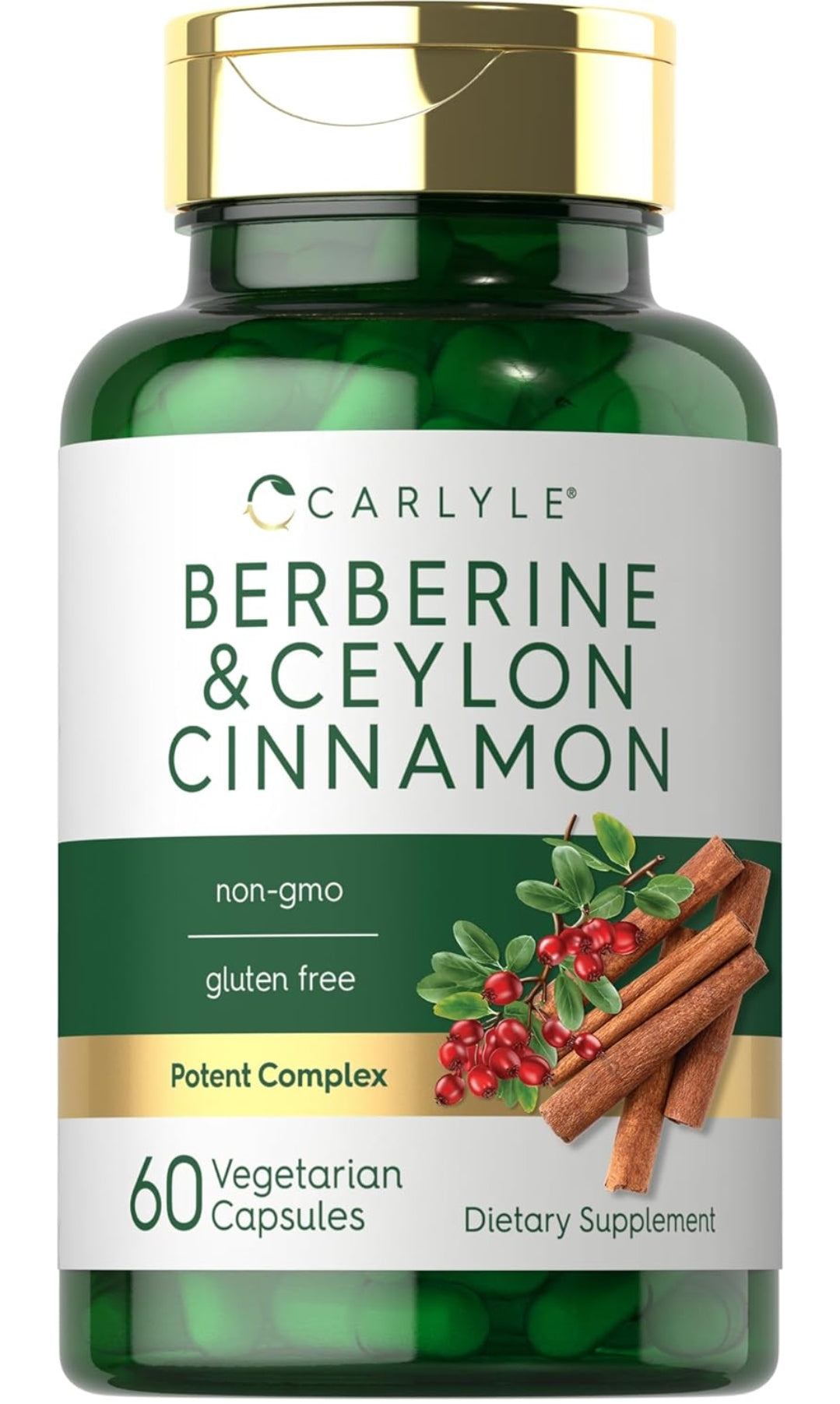 Carlyle Berberine & Ceylon cinnamon 2000mg Complex