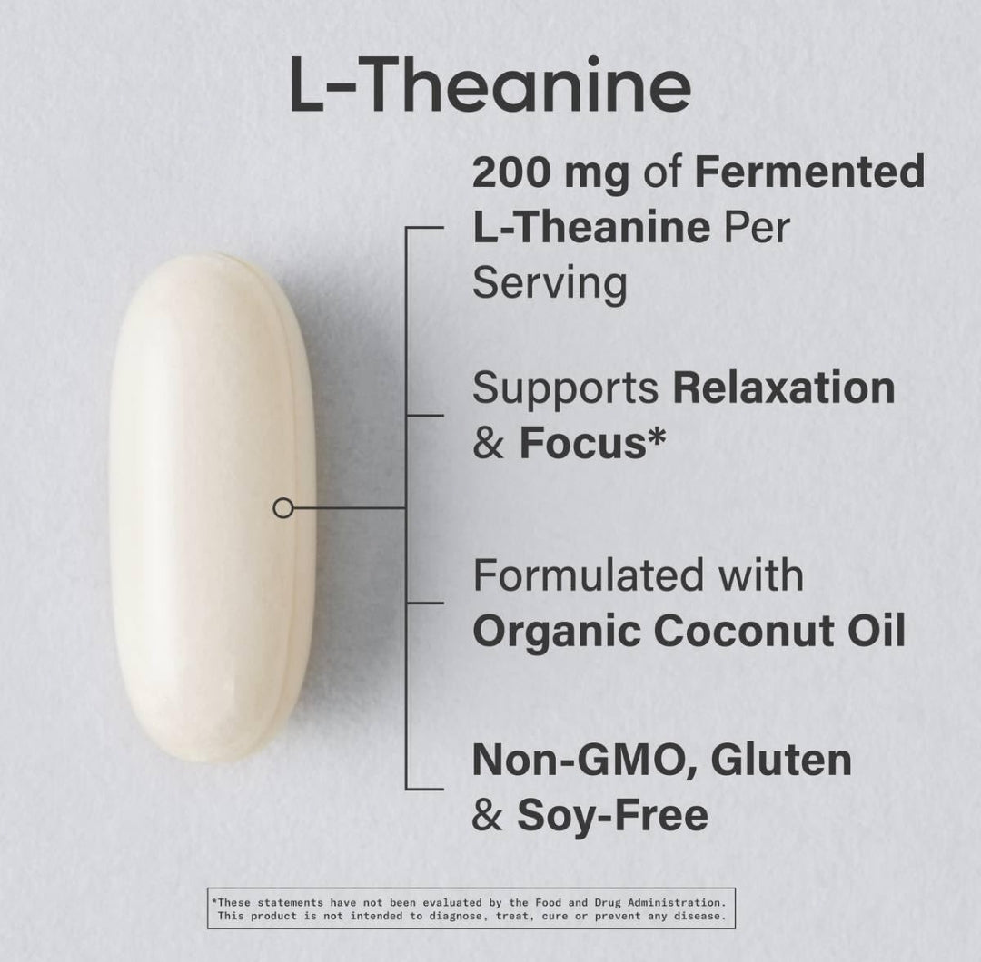 Sports Research, L-Theanine, Double Strength, 200 mg, Softgels