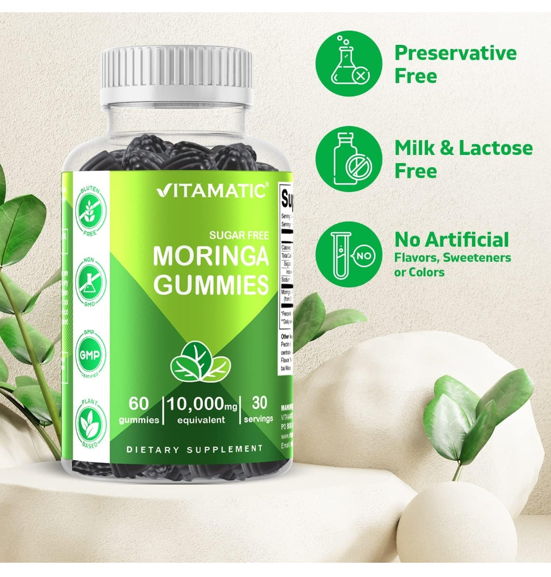 VITAMATIC Moringa Gummies (Sugar Free)1000mg