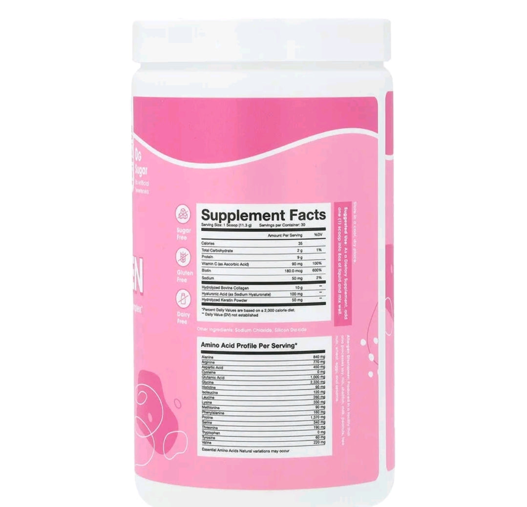 Obvi More Than Collagen, Multi-Collagen Peptides + Beauty Complex, Unflavored, 11.96 oz (339 g)