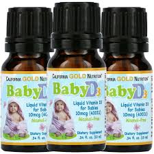 Baby Vitamin D3 Liquid, 10 mcg (400 IU), 0.34 fl oz (10 ml)