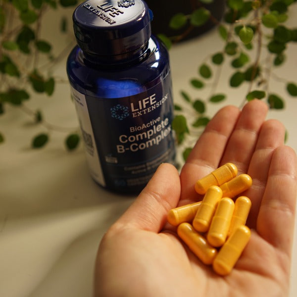 Life Extension BioActive Complete B-Complex, 60 Vegetarian Capsules