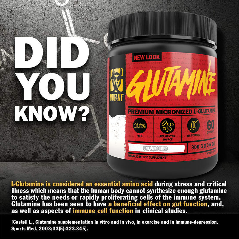 Mutant Glutamine - 300g Unflavored