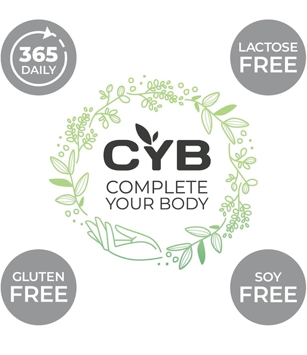 CYB | Multivitamin Tablets for Women - 365 Tablets 1 Year Supply