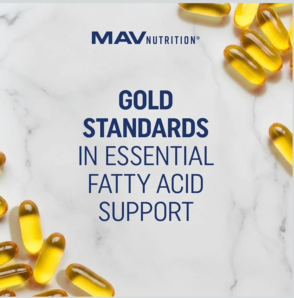 Mav Nutrition Omega 3 Supplement for Women | Fish Oil with Evening Primrose