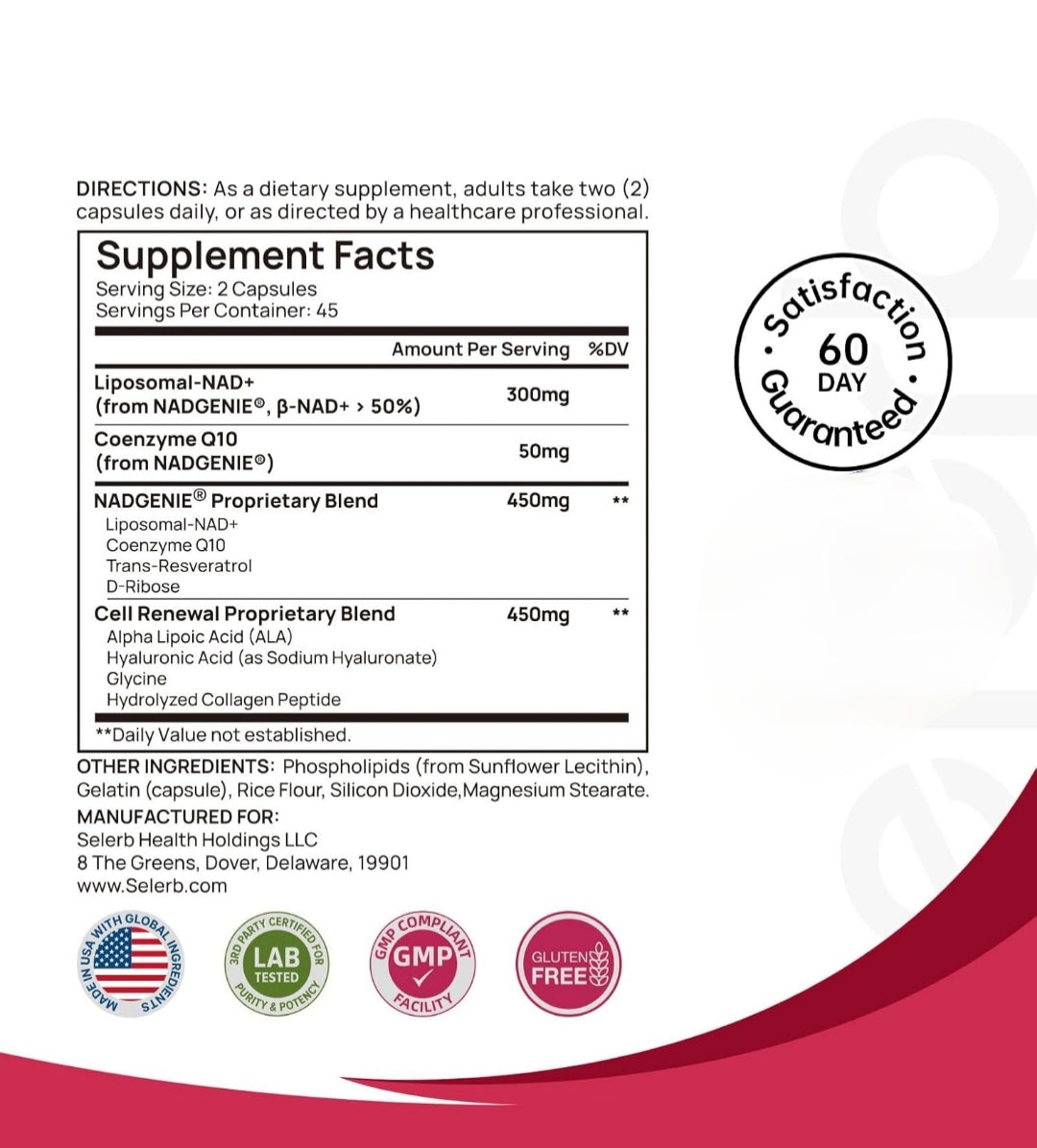 Selerb NAD+ Supplement for Women