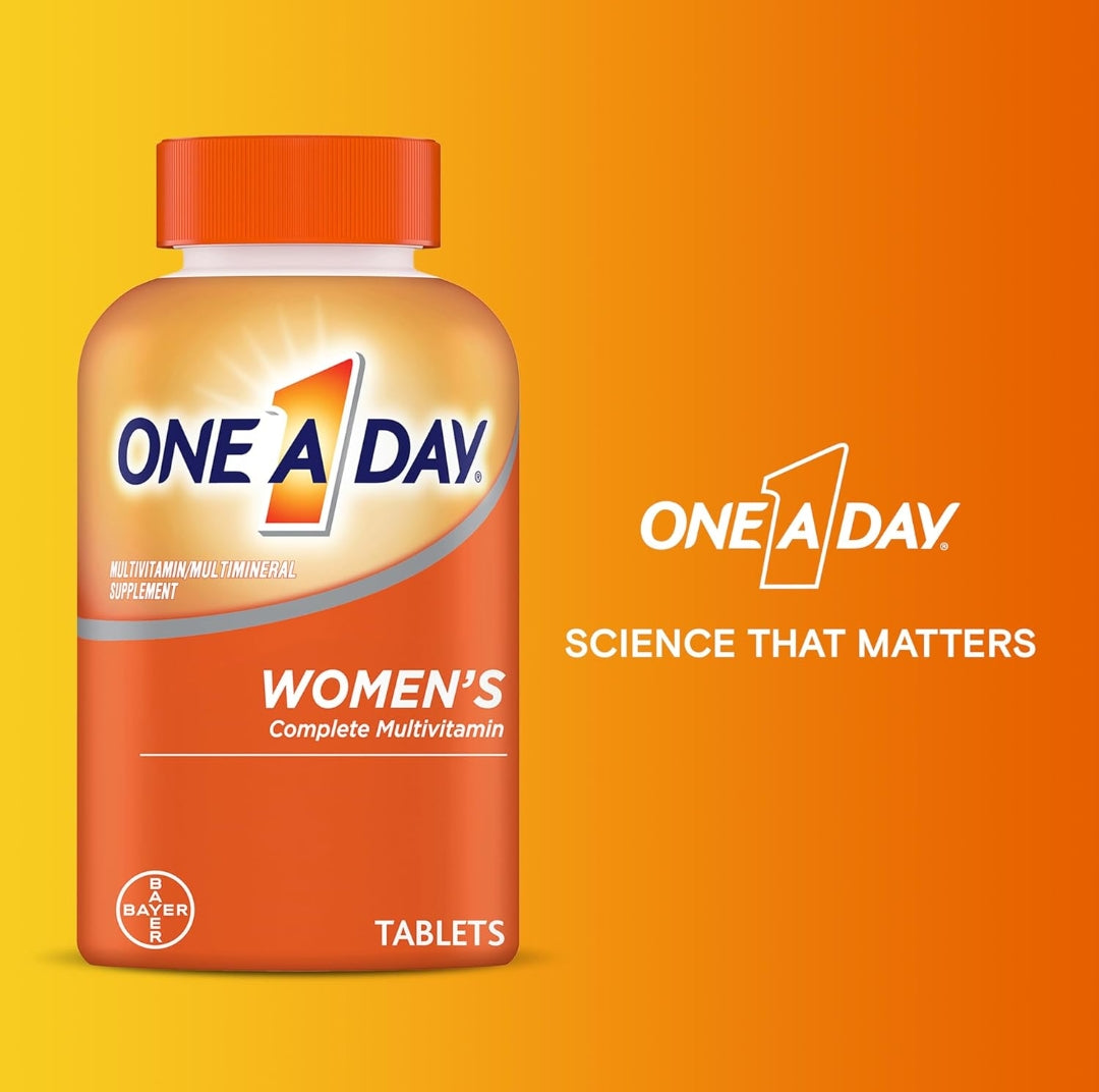 One A Day Women’s Multivitamin with Vitamin A, C, D, E and all 8 B vitamins