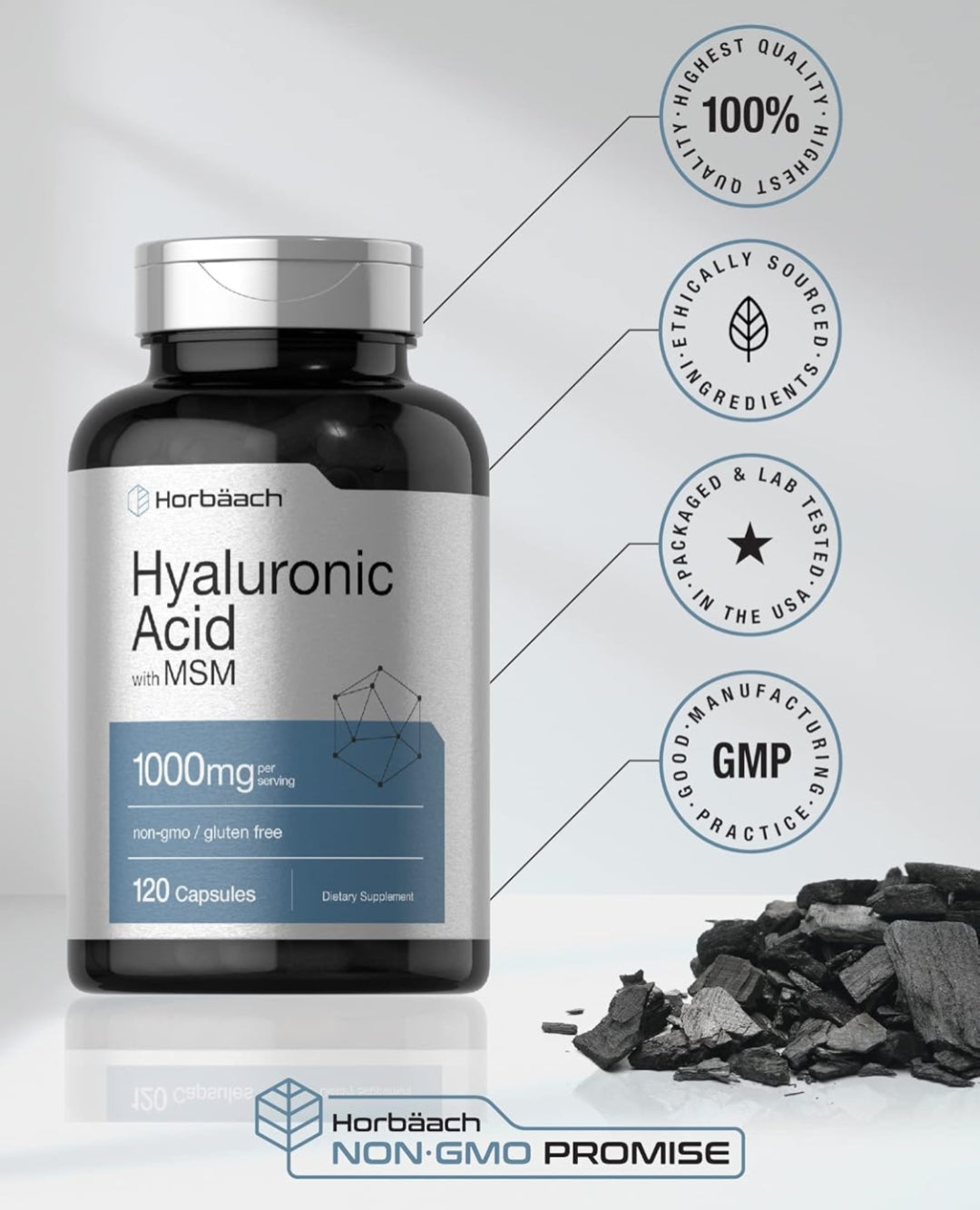 Horbäach Hyaluronic Acid with MSM