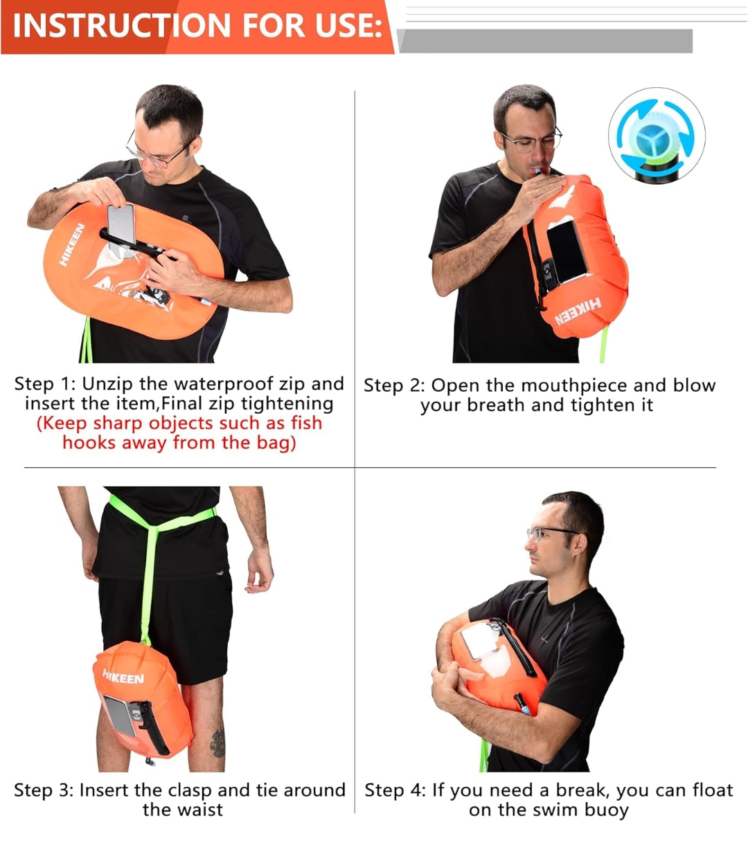 Hikeen Swim Buoy W/ Storage